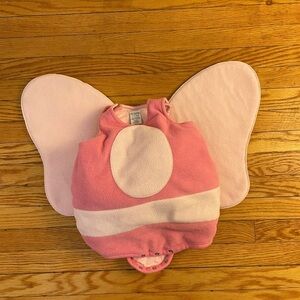Childrens place pink butterfly fleece  Halloween